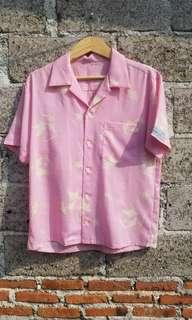 Kemeja Motif Hawaiian Shirt