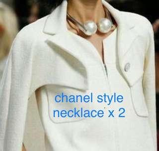 chanel lookalike necklace