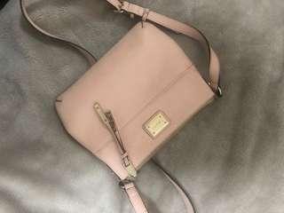 Pink Calvin Klein sling bag
