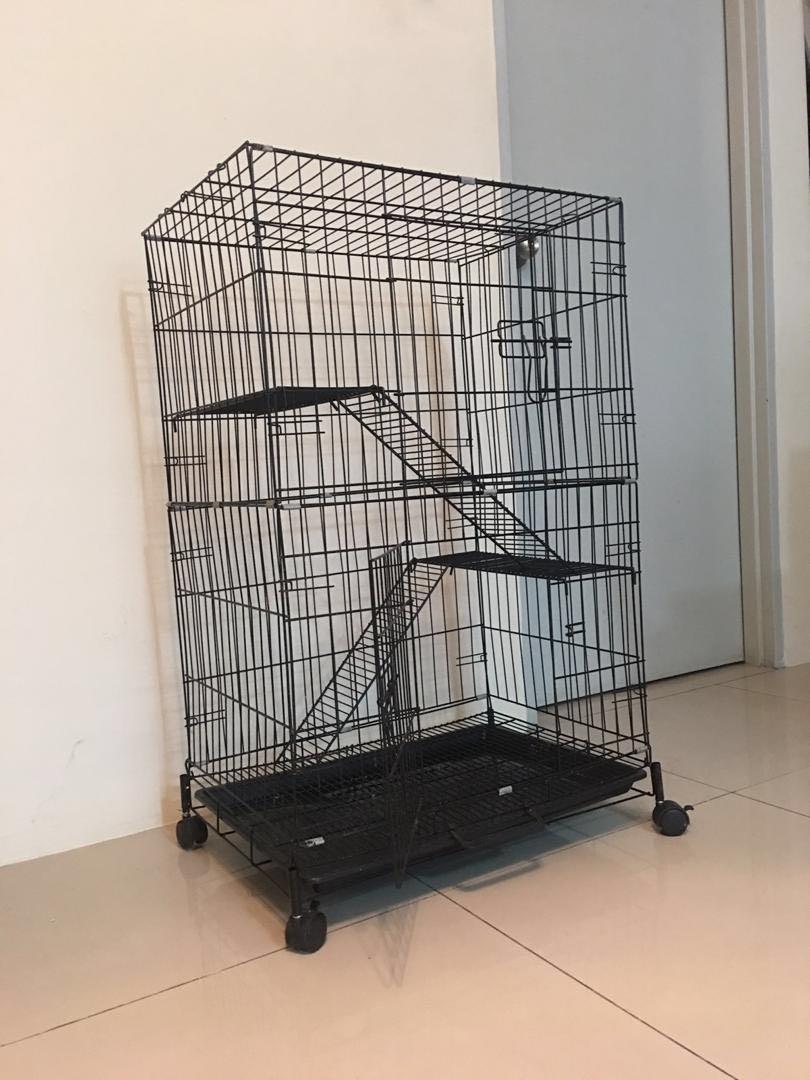 2 level hotsell cat cage