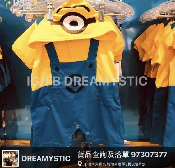 新加坡環球影城代購小黃人minions 連身bb衫minion 兒童 孕婦用品 其他 Carousell