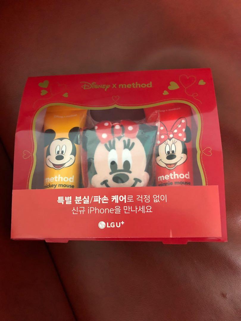 韓國Disney x method 米奇米妮Mickey mouse Minnie mouse 護手霜潤手霜handcream, 興趣及遊戲, 旅行,  旅遊- 旅行必需品及用品- Carousell