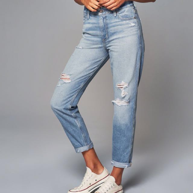 abercrombie and fitch annie girlfriend jeans