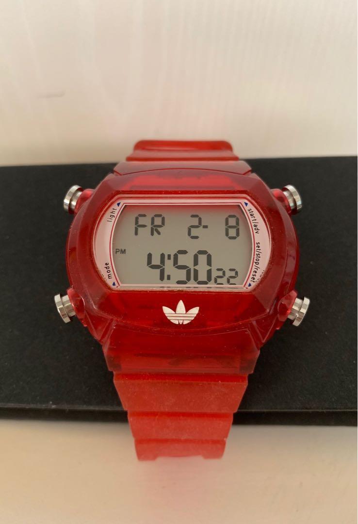 adidas watches red