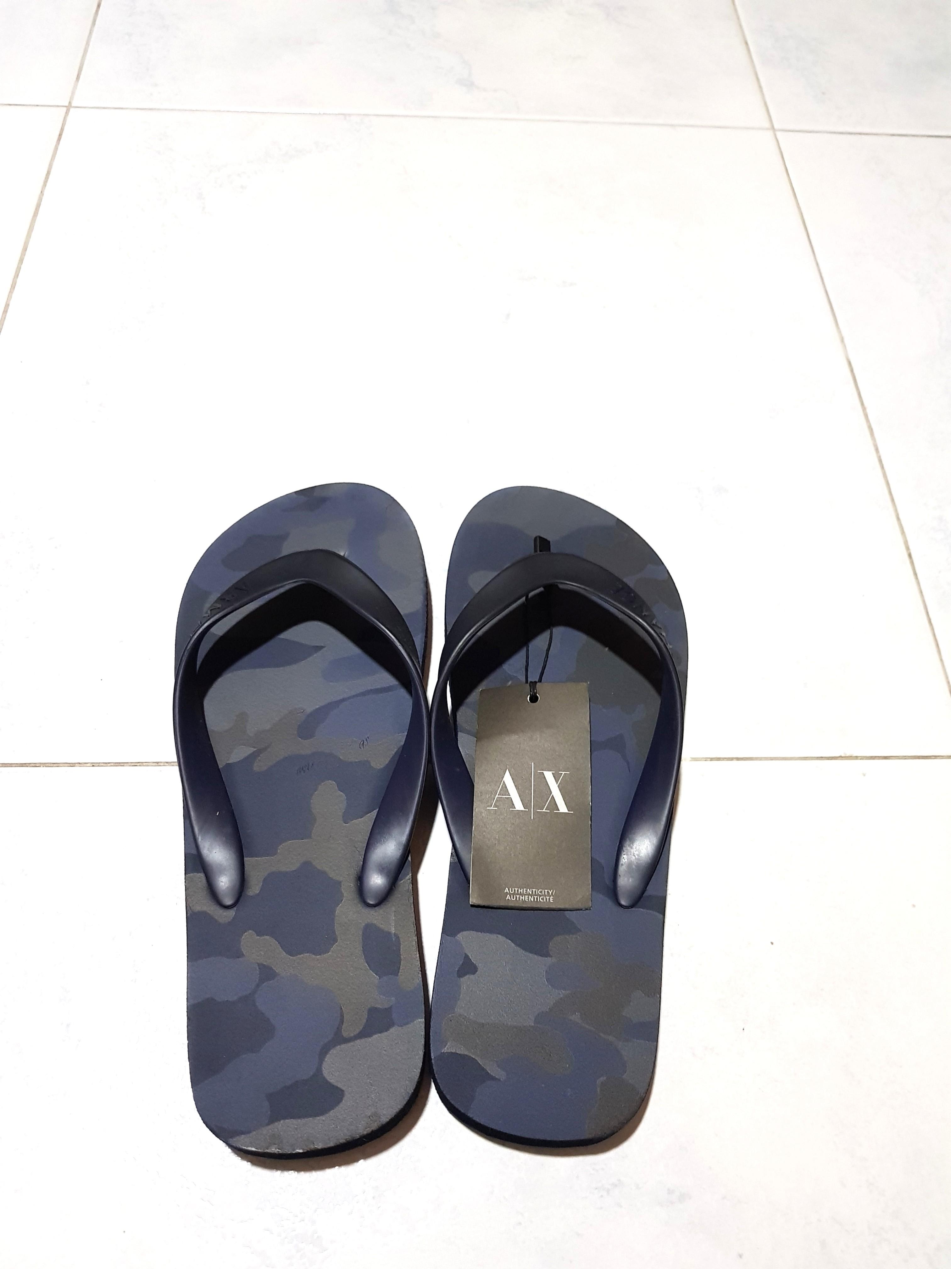 armani slippers mens