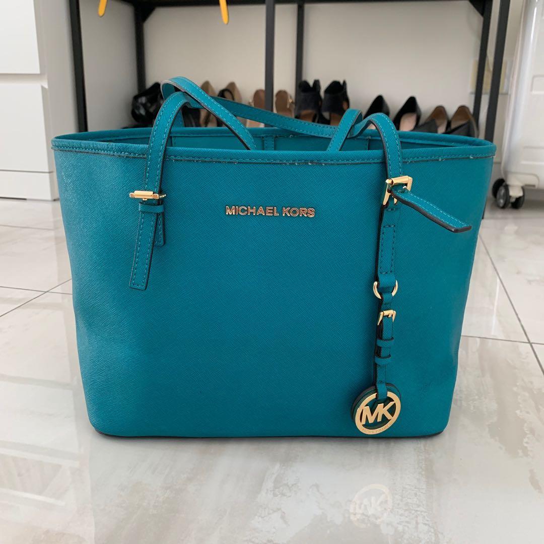 Turquoise store mk purse