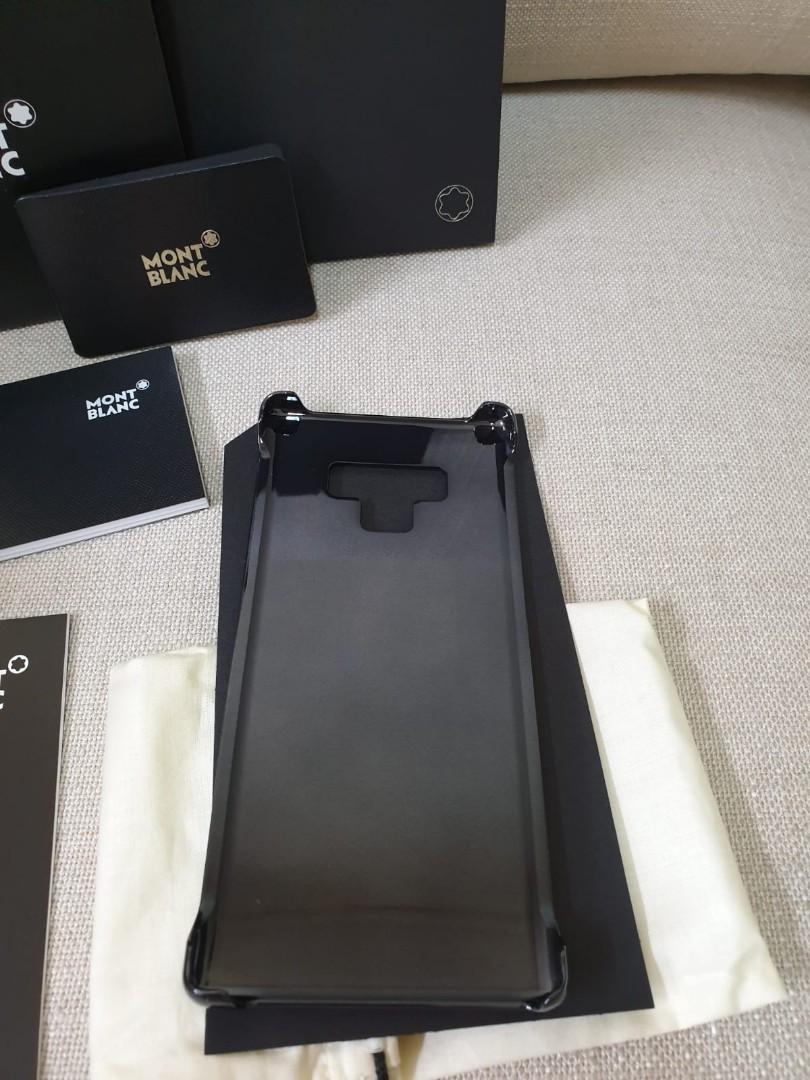 Authentic Montblanc Samsung Note 9 Leather Hard Case Mobile Phones Gadgets Mobile Gadget Accessories Cases Sleeves on Carousell