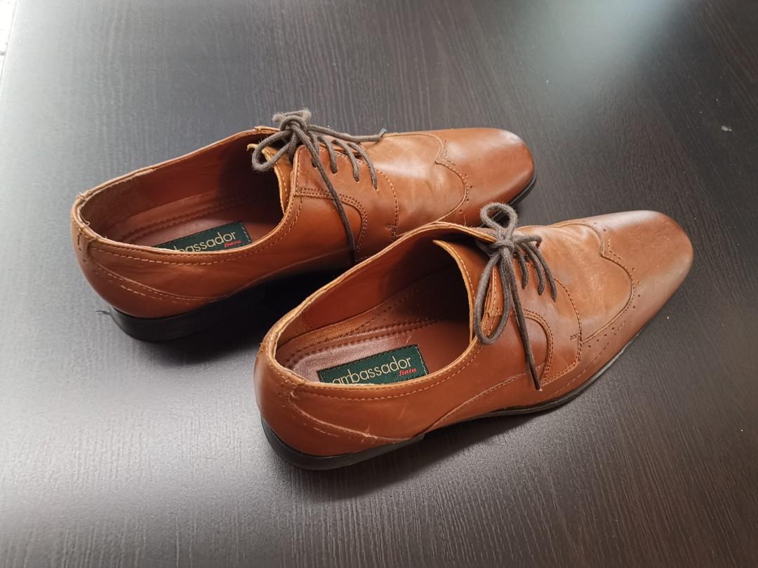 Bata Ambassador Brown Brogue Men s Fashion Footwear Dress shoes
