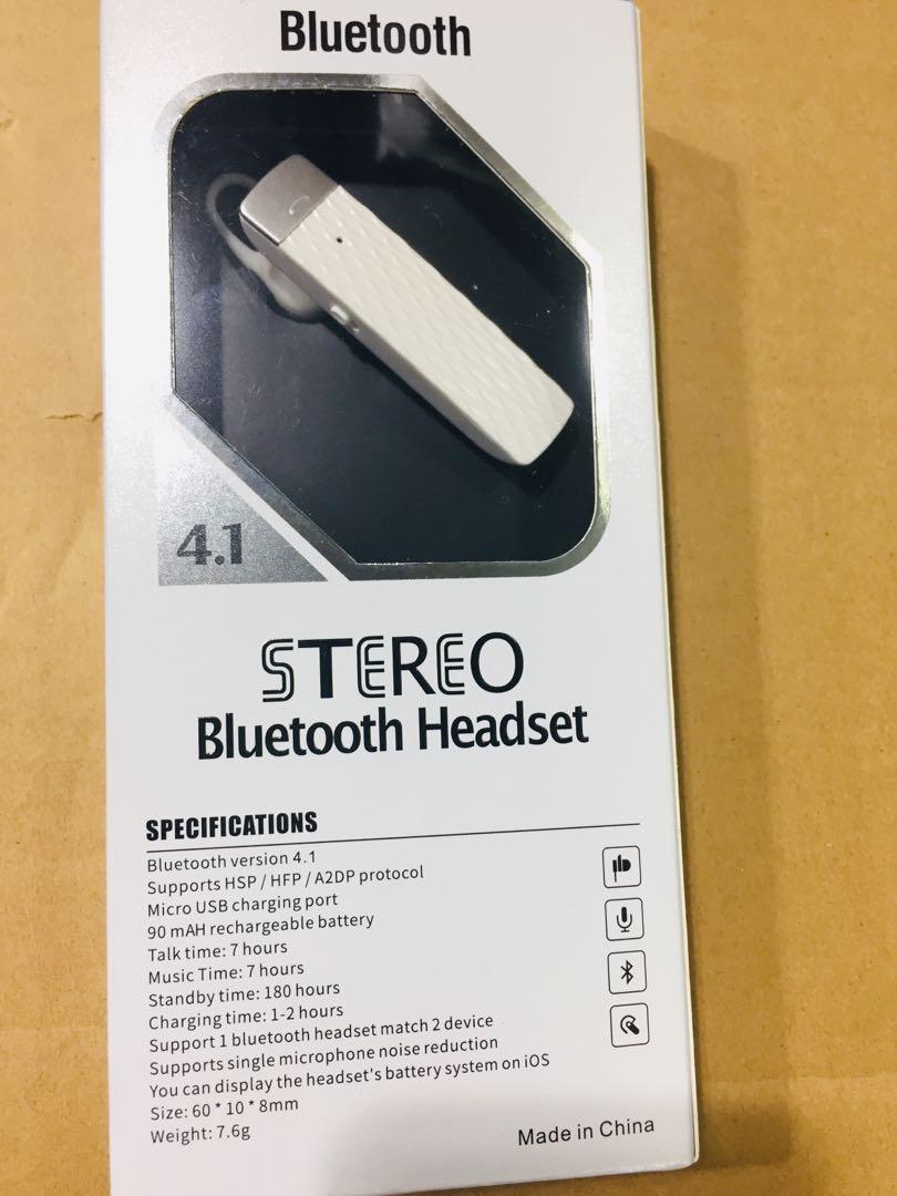 Bluetooth headset （分類：頭戴式/罩耳式耳機）位於 Hong Kong。 由 brightgem.b06564 提交（商品編號 216468152，圖片 2）。簡介： 。