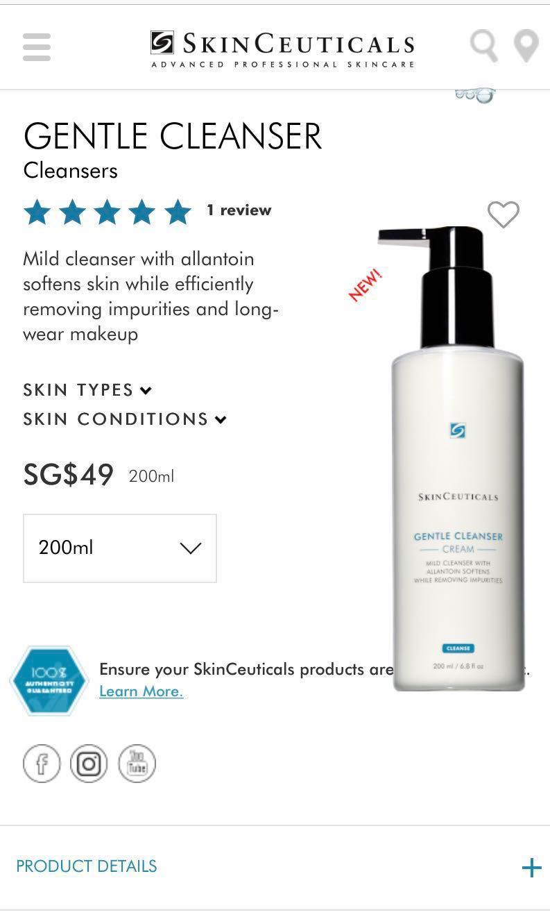 skinceuticals facial cleanser
