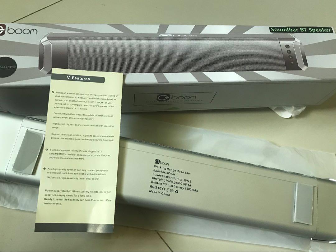 boom soundbar bt speaker
