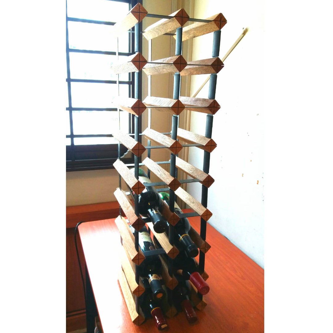 Bordex Wine Rack (16 Bottles), Furniture & Home Living, Furniture, Shelves, & Racks on