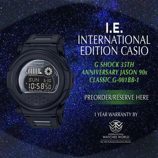 G shock clearance 35th anniversary black