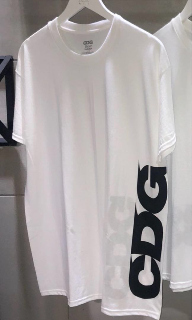 CDG COMME DES GARCONS HANES tagless T Men s Fashion Tops Sets Shirts on Carousell