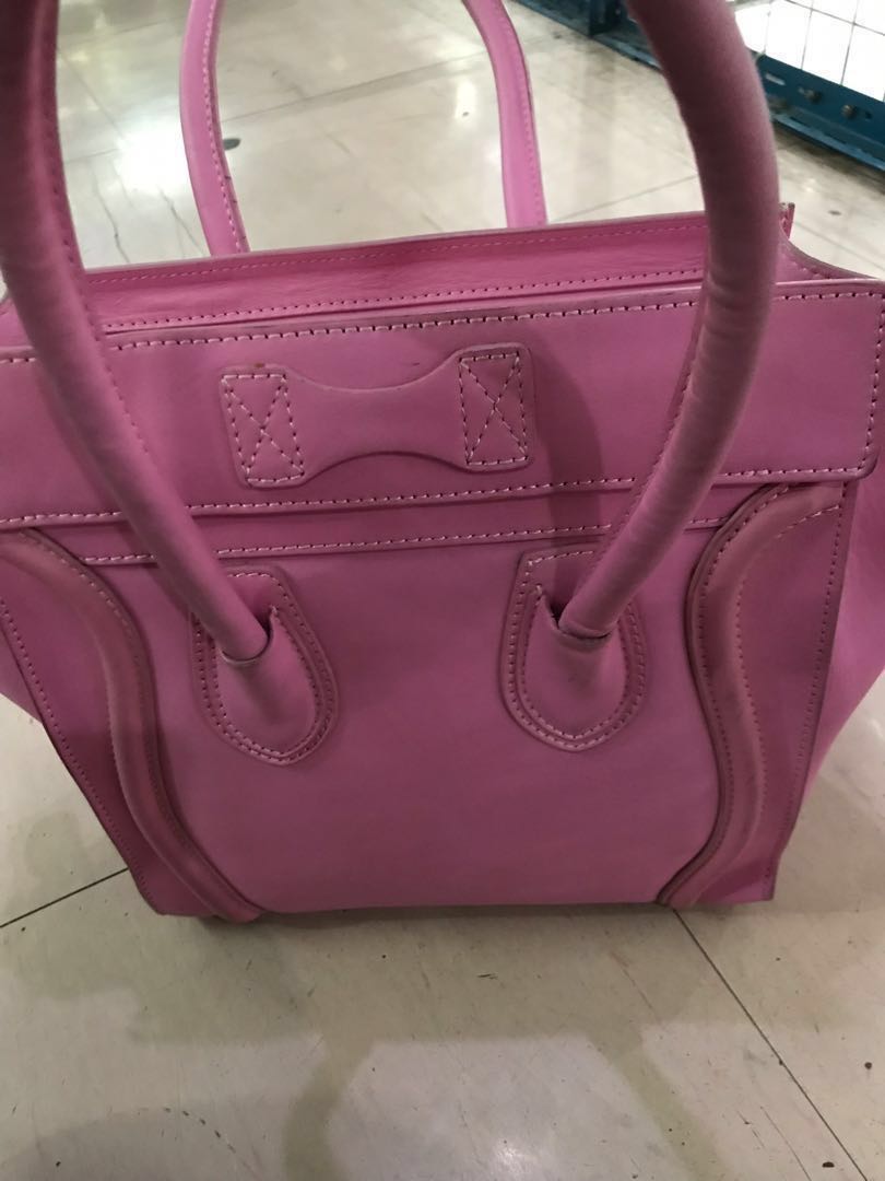 celine leather handbag