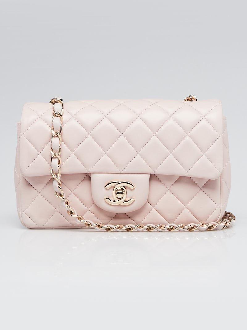 Chanel Mini Rectangular 17C Light Pink, Women'S Fashion, Bags & Wallets,  Purses & Pouches On Carousell