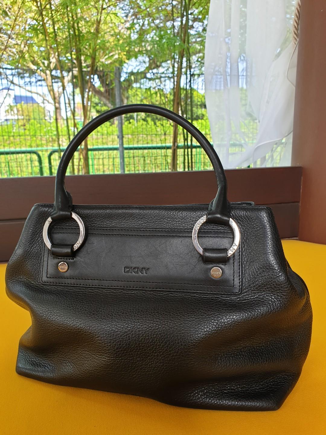 dkny soft leather bag