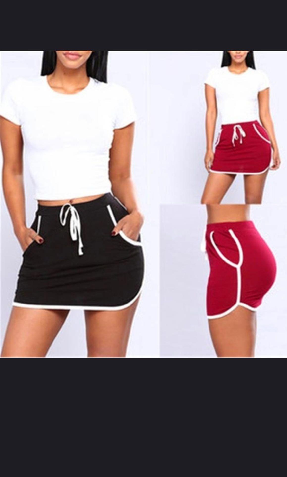 Fashion Nova Track skirt, Women's Fashion, Bottoms, Skirts on ...