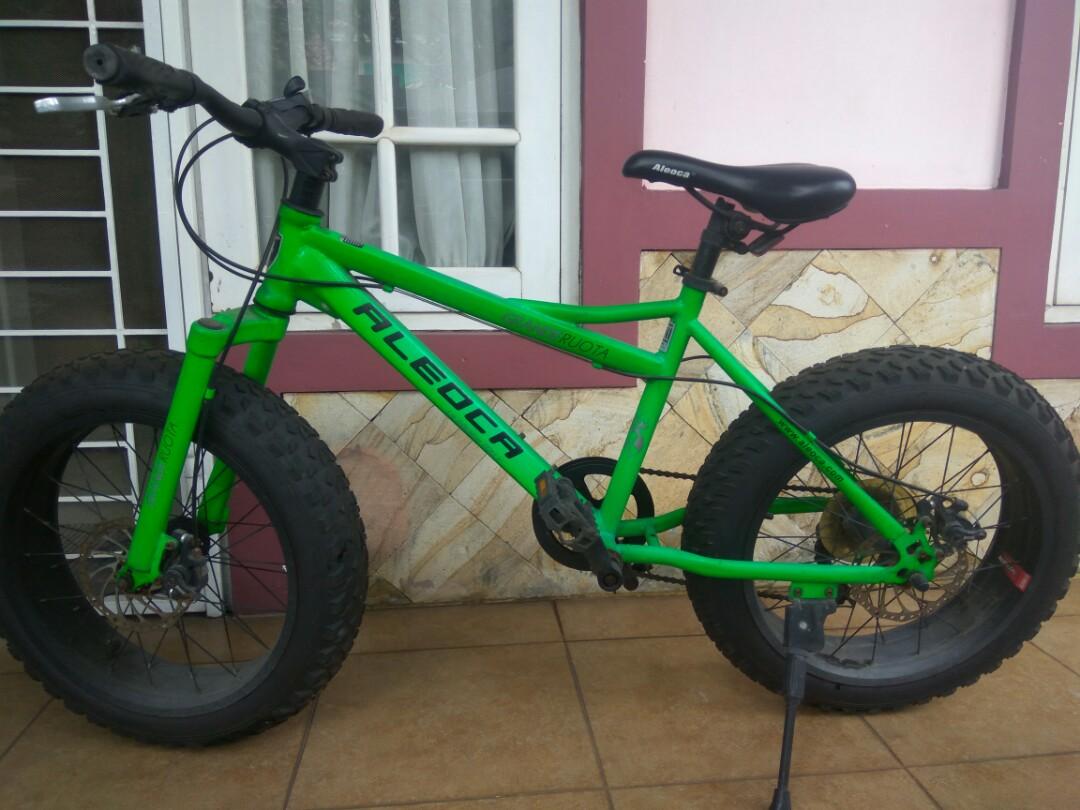 Fatbike Aleoca Grande Ruota 20 Hijau Sports Bicycles On Carousell