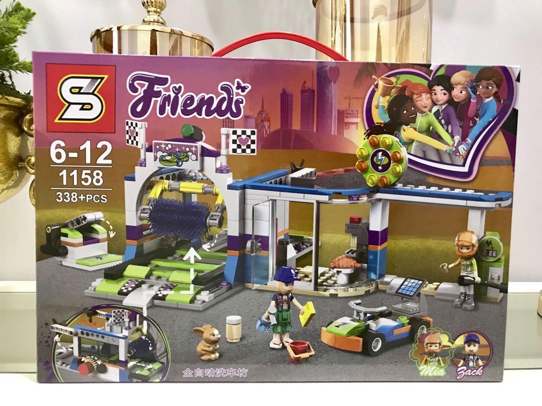 lego friends carwash