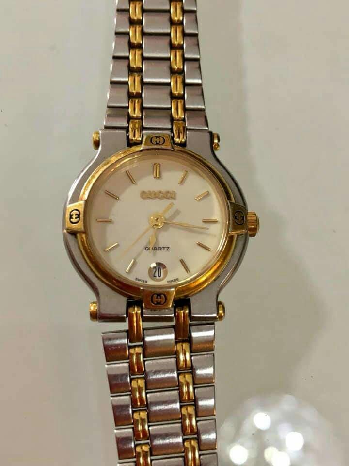 Gucci Authentic 900L 2 Tone Ladies Watch Luxury Watches on Carousell