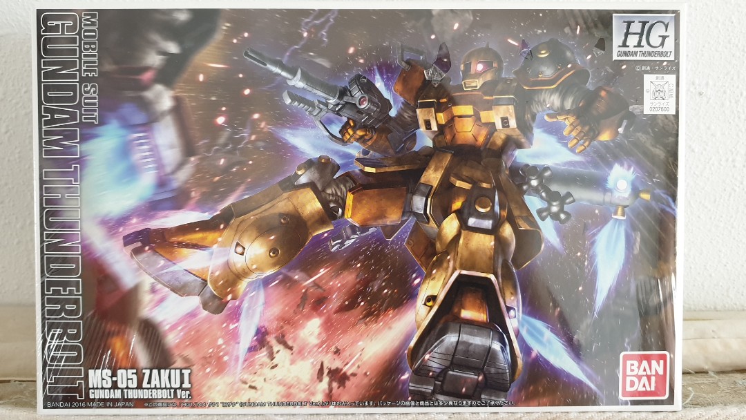 HG 1/144 MS-05B Zaku I (Gundam Thunderbolt Anime Ver.), Hobbies & Toys,  Toys & Games on Carousell