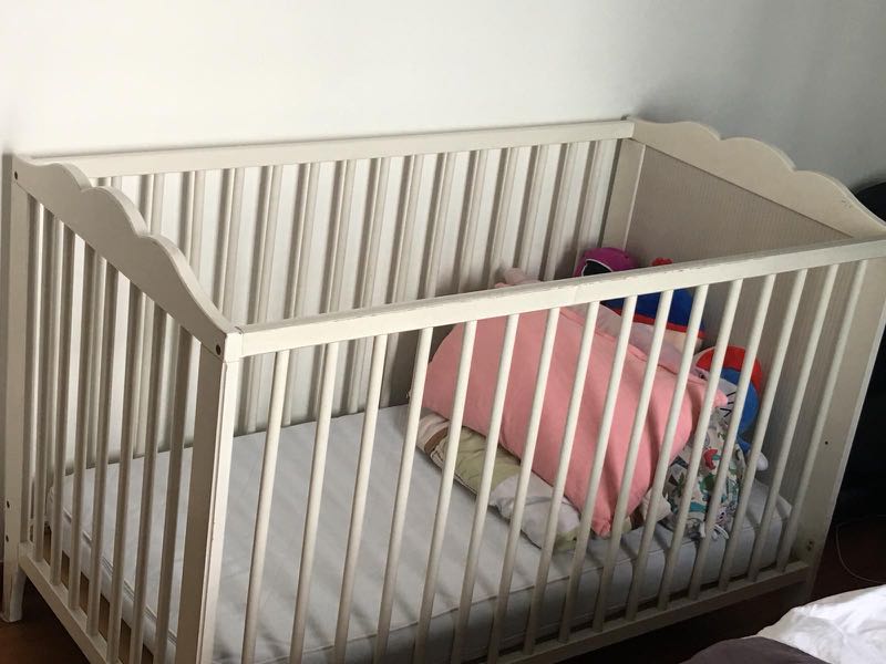 Ikea Baby Cot incl mattress, Babies & Kids, Baby Nursery & Kids