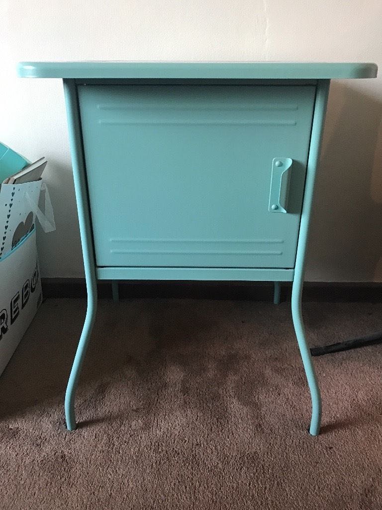 Ikea Vettre bedside table Light blue turquois Furniture Home