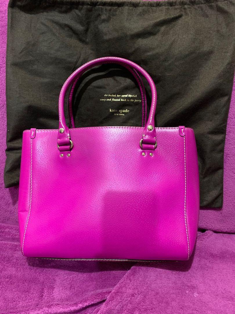 Original Kate Spade Fuschia Pink Hand Bag