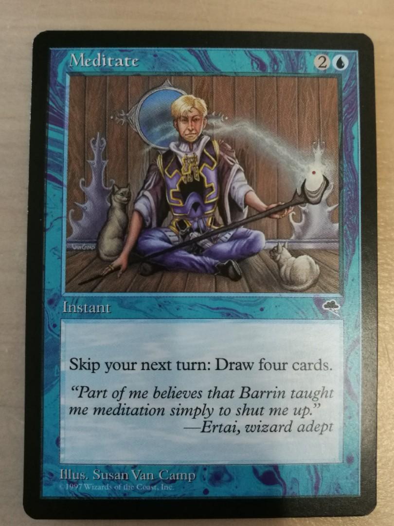 Magic The Gathering Mtg 魔法風雲會meditate 興趣及遊戲 玩具 遊戲類 Carousell