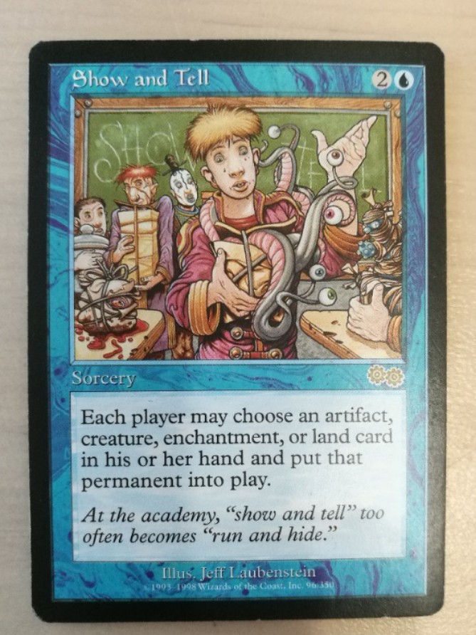 Magic The Gathering Mtg 魔法風雲會show And Tell 玩具 遊戲類 Board Games Cards Carousell