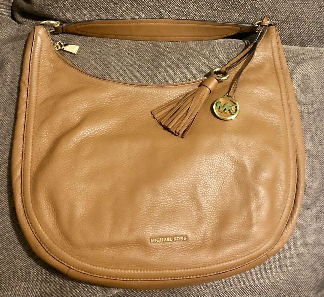 michael kors lydia large hobo black