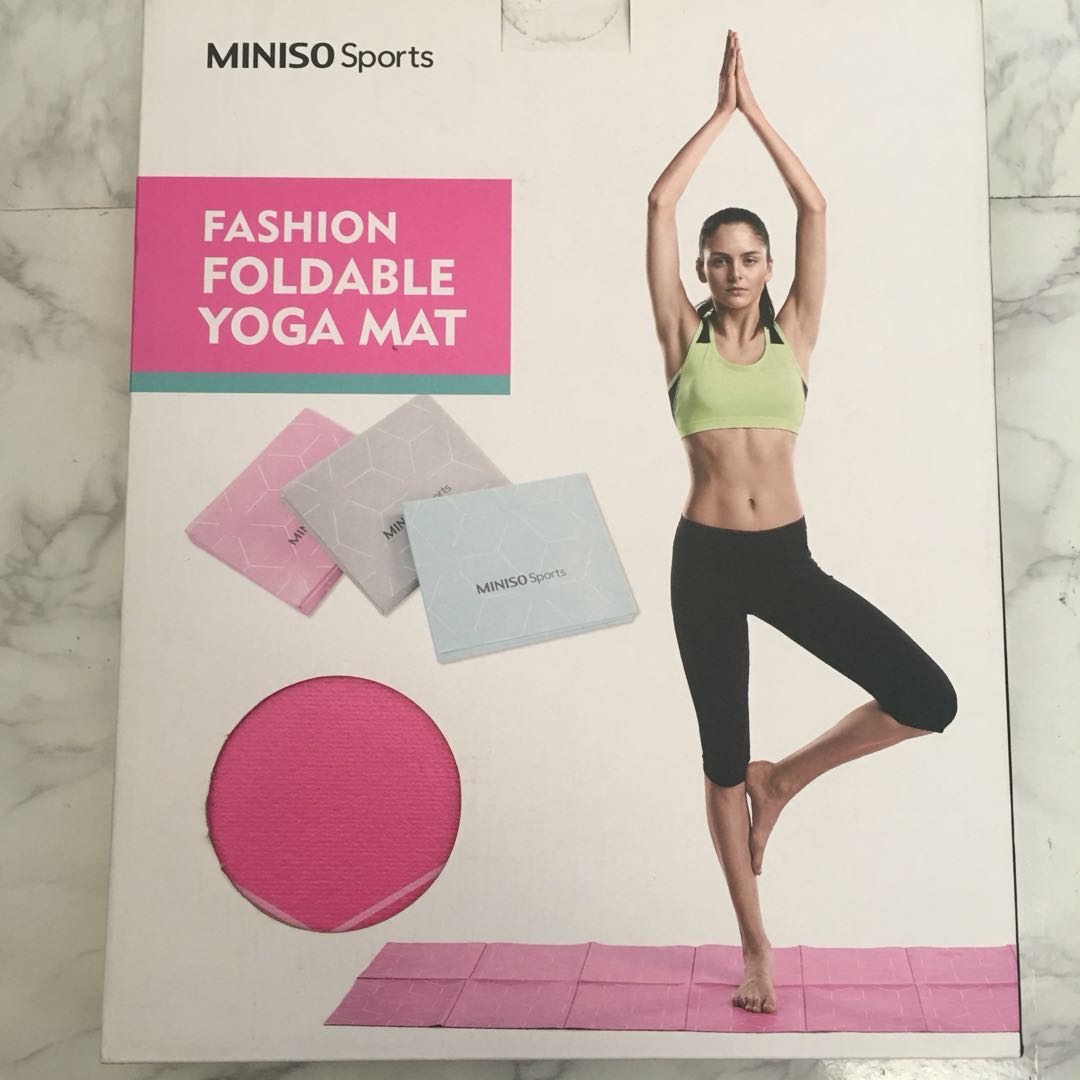 miniso foldable yoga mat