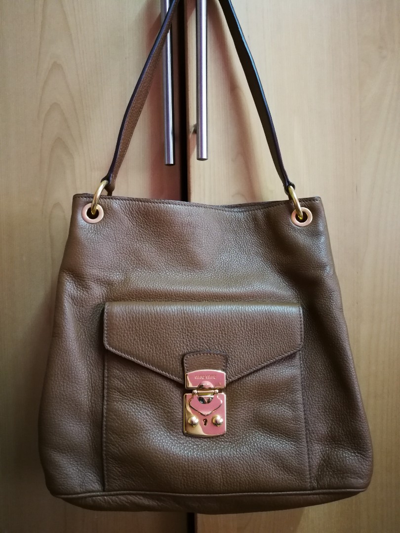 Reduced Price MIU MIU Vitello Phenix