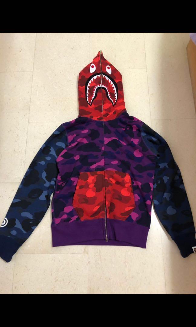 Bape hoodie multicolor online