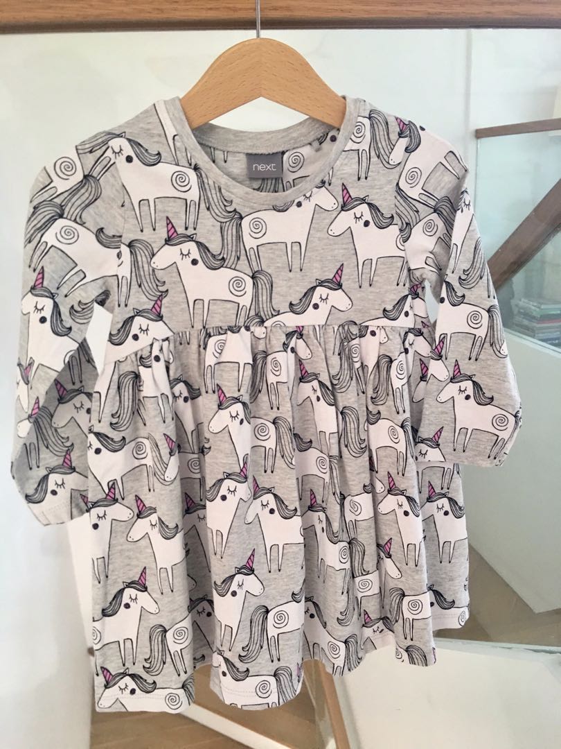 Next Unicorn Dress Babies Kids Babies Apparel On Carousell