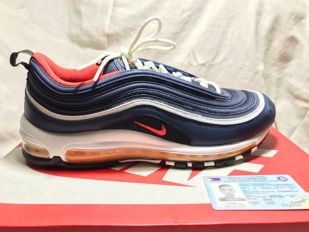 mens air max 97 navy blue