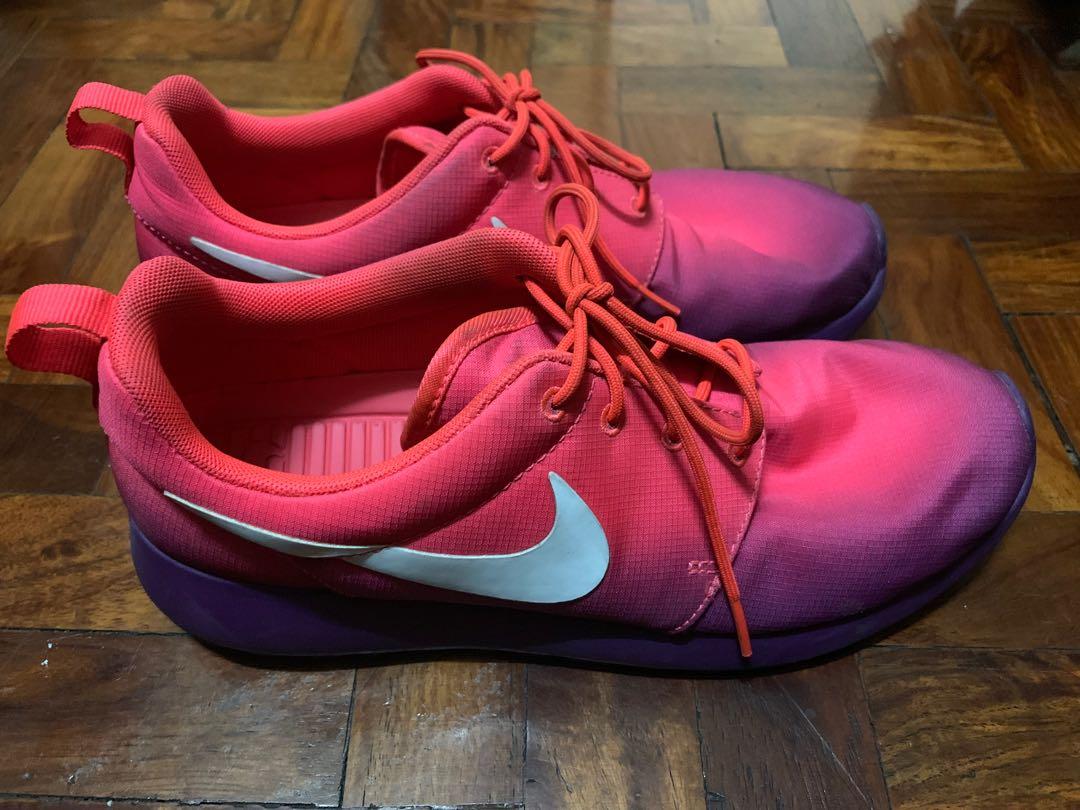 pink purple sneakers