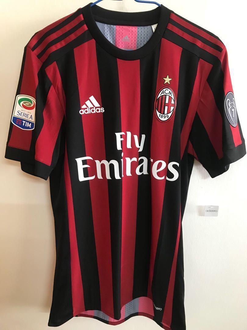 Official Authentic ADIDAS Adizero AC Milan 2017 2018 Home Player