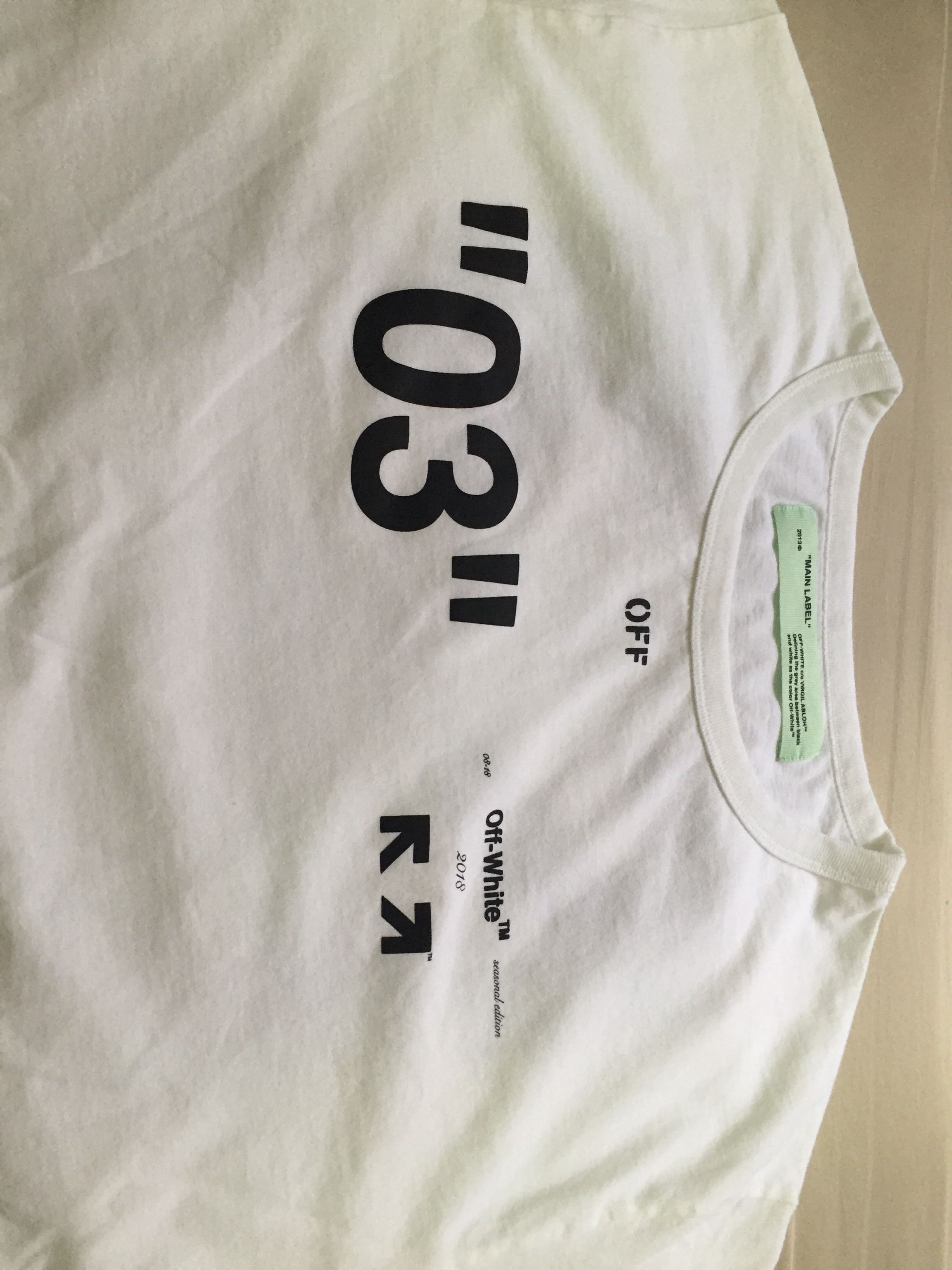 off white 03 tee