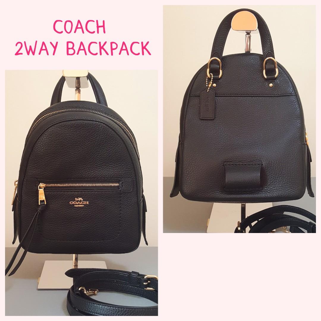 coach two way backpack