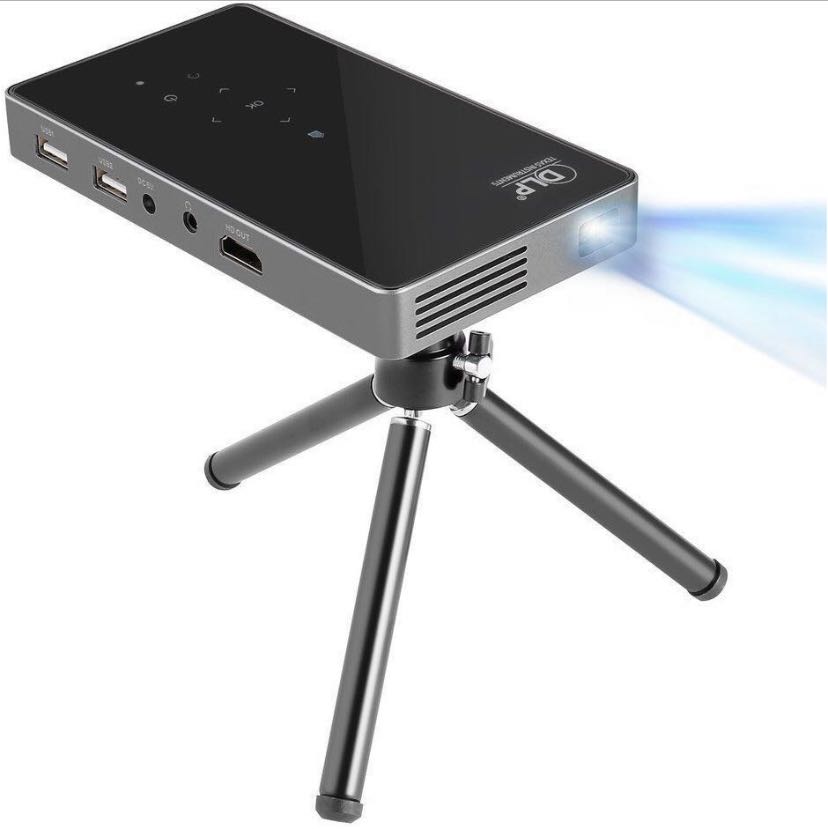 P8 Portable Wireless 1080P HD mini handhold video LED DLP Pico ...