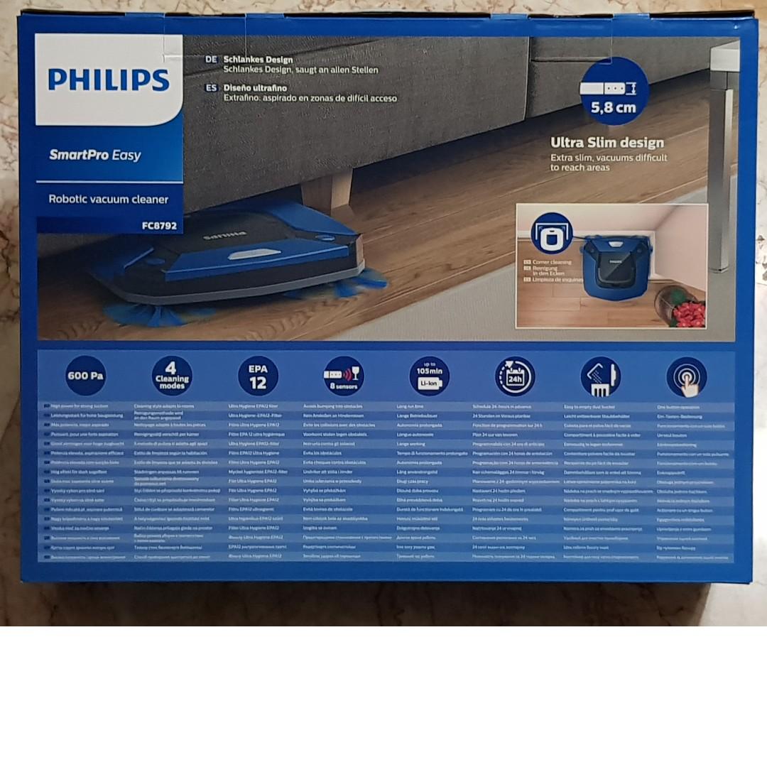 Philips SmartPro Easy Robot Vacuum Cleaner FC8792 (BNIB), TV & Home