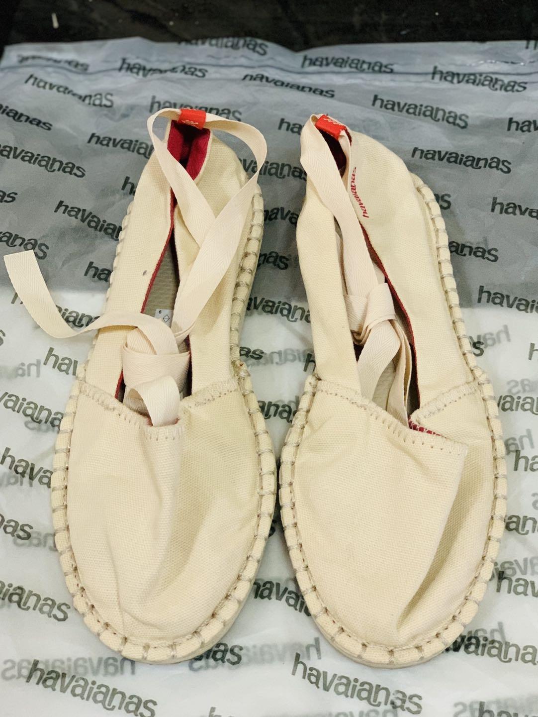 Prel ved Havaianas Origine Slim Espadrilles Women s Fashion Footwear Flipflops and Slides on Carousell