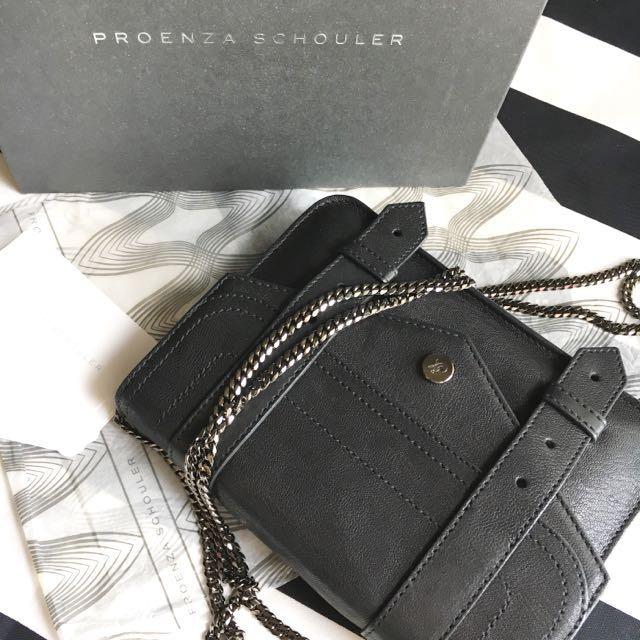 Proenza Schouler Large PS1 Chain Wallet In Black Luxury Bags Wallets on Carousell