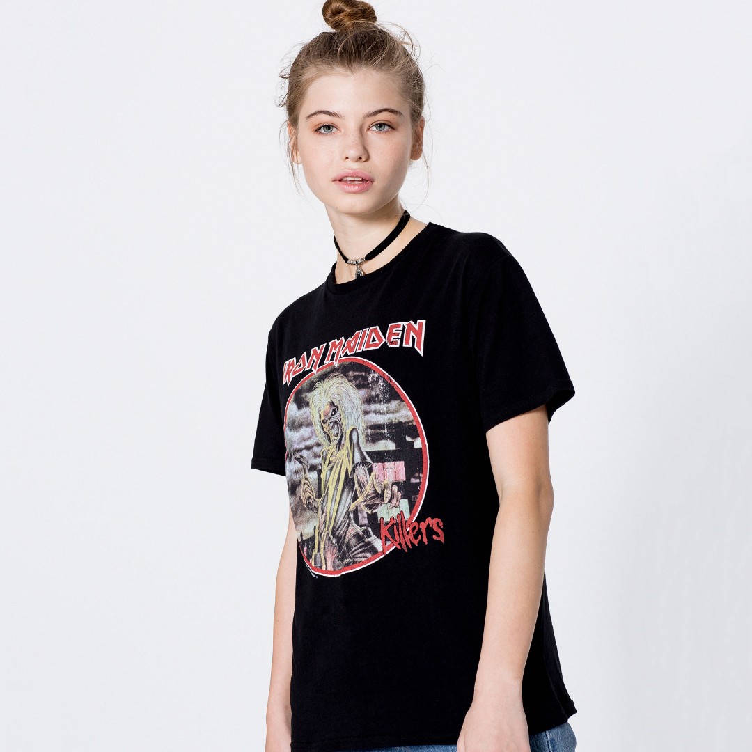 Pull and bear iron maiden store