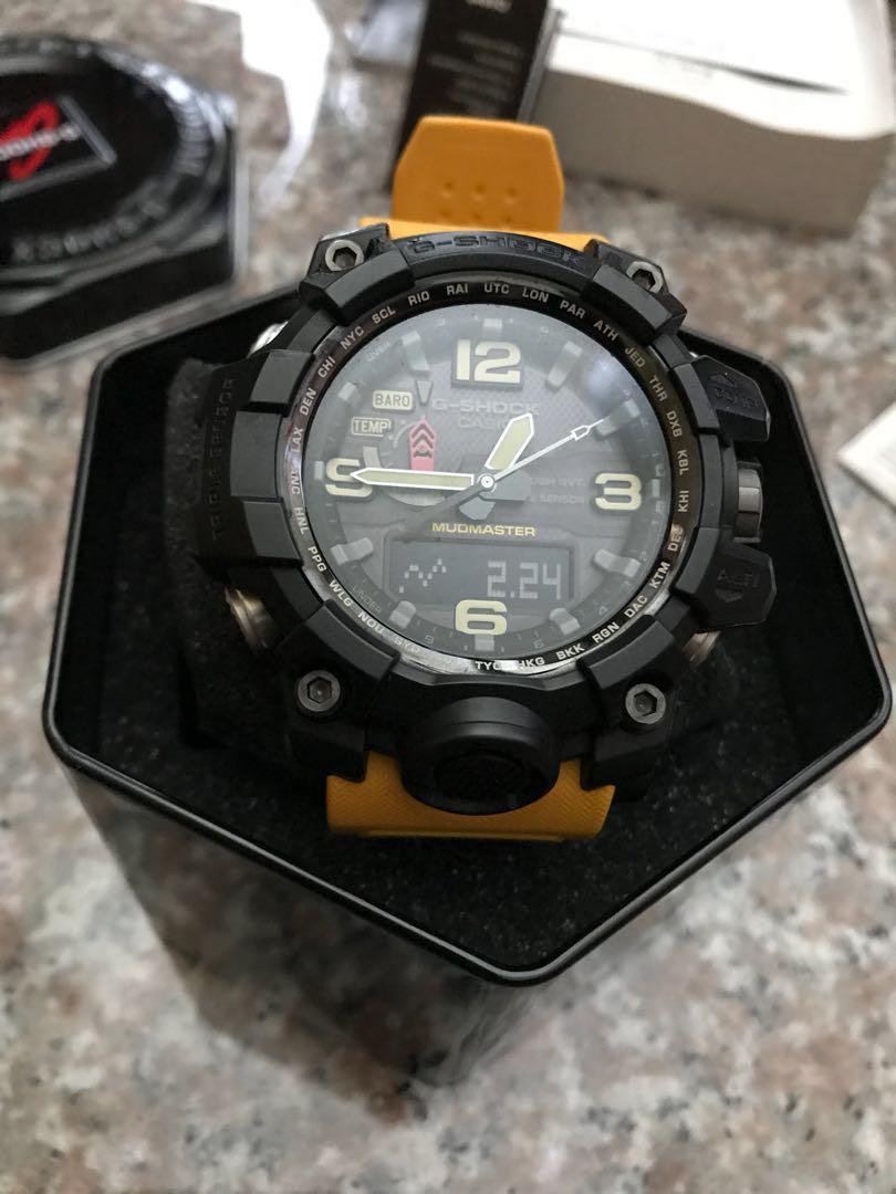 Rare yellow G shock Mudmaster GWG1000 1A9 Mobile Phones Gadgets Wearables Smart Watches on Carousell