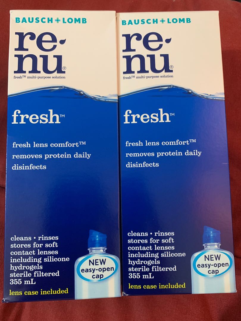 Renu Contact Lens Solution, Beauty & Personal Care, Face, Face Care on