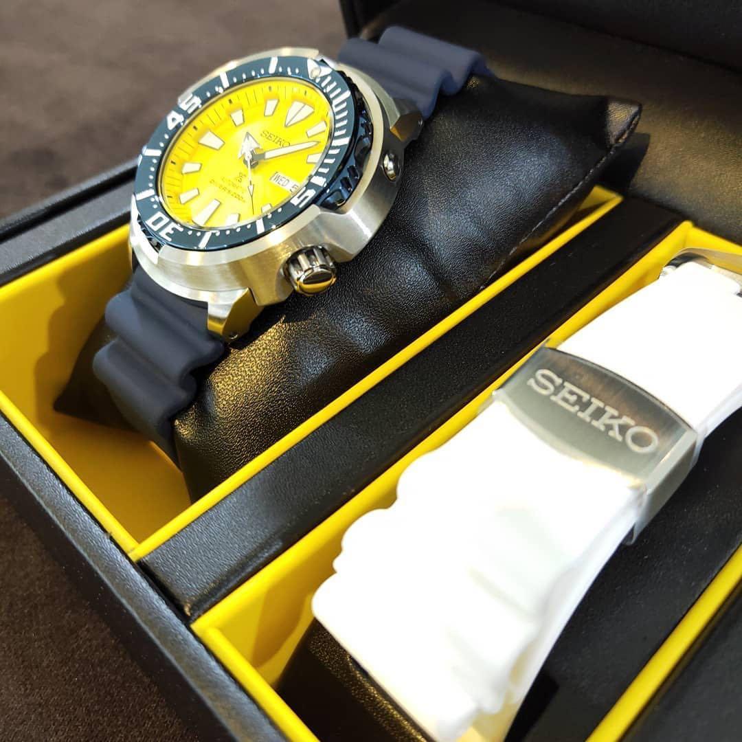 (SOLD) SEIKO PROSPEX Yellow Butterflyfish Limited Edition 2200pcs Diver ...