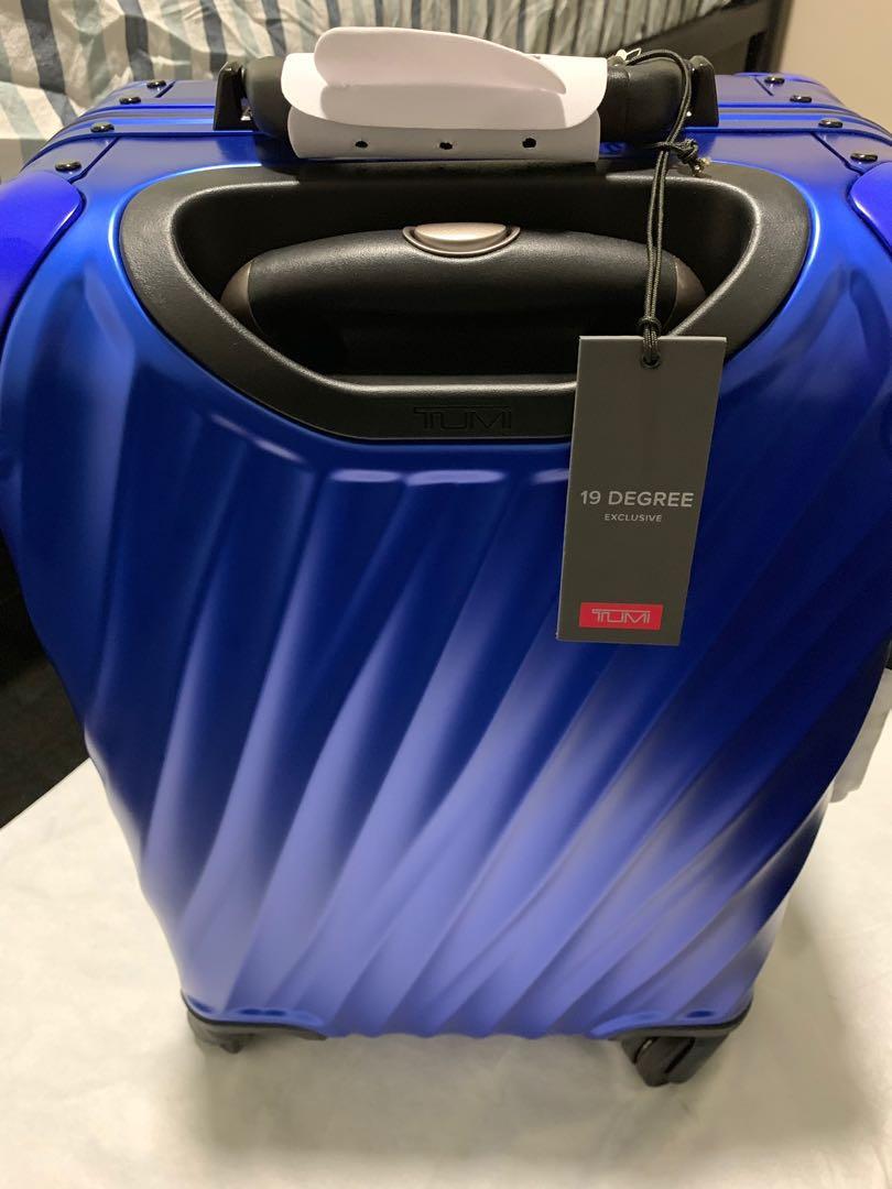 tumi 19 degree aluminum blue